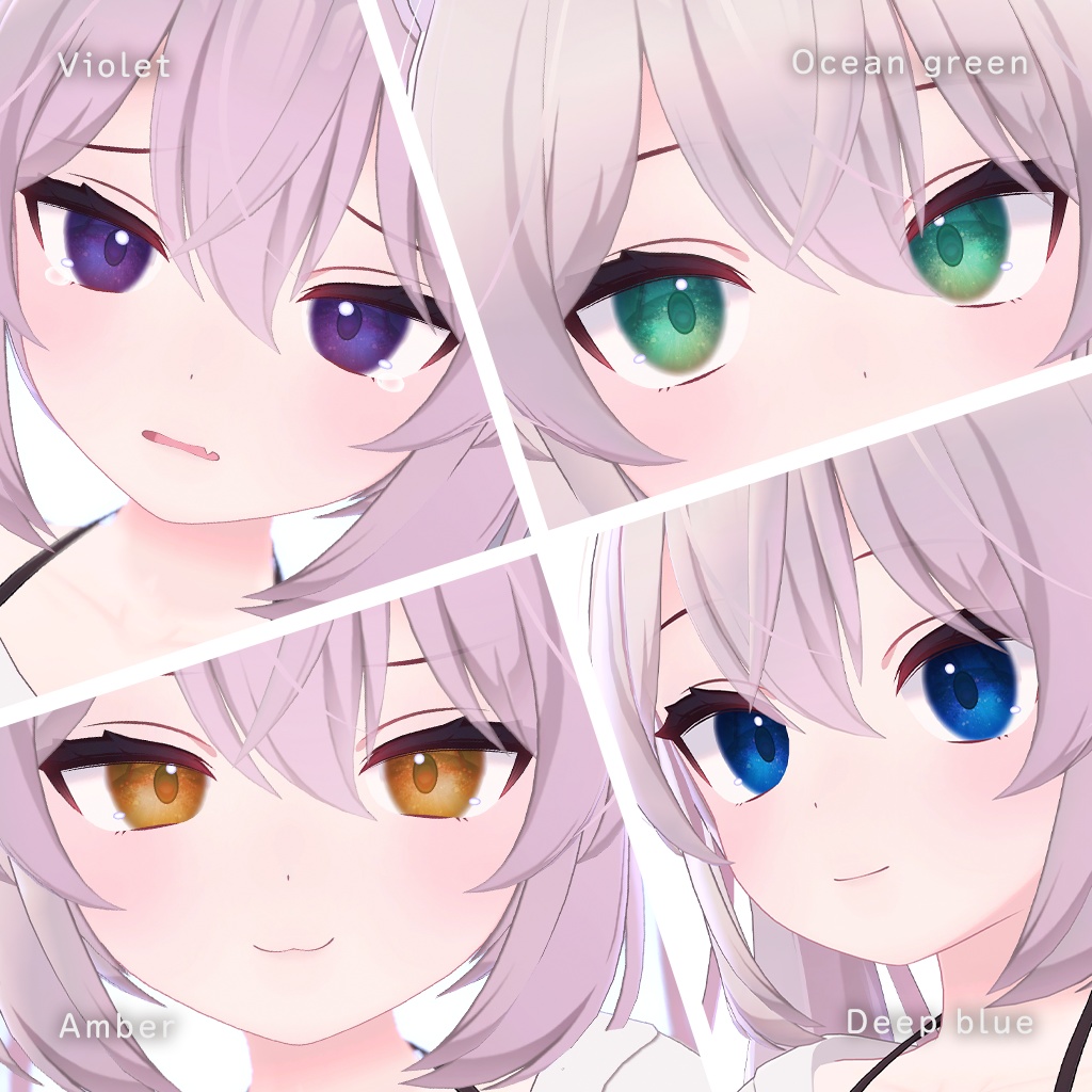 【カリンちゃん専用】Simple Sparkle アイテクスチャ(全7色+1色)