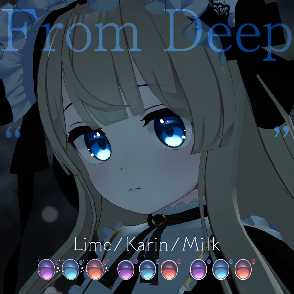 あまとうさぎ3アバター専用】From Deep ” ” アイテクスチャ【全3