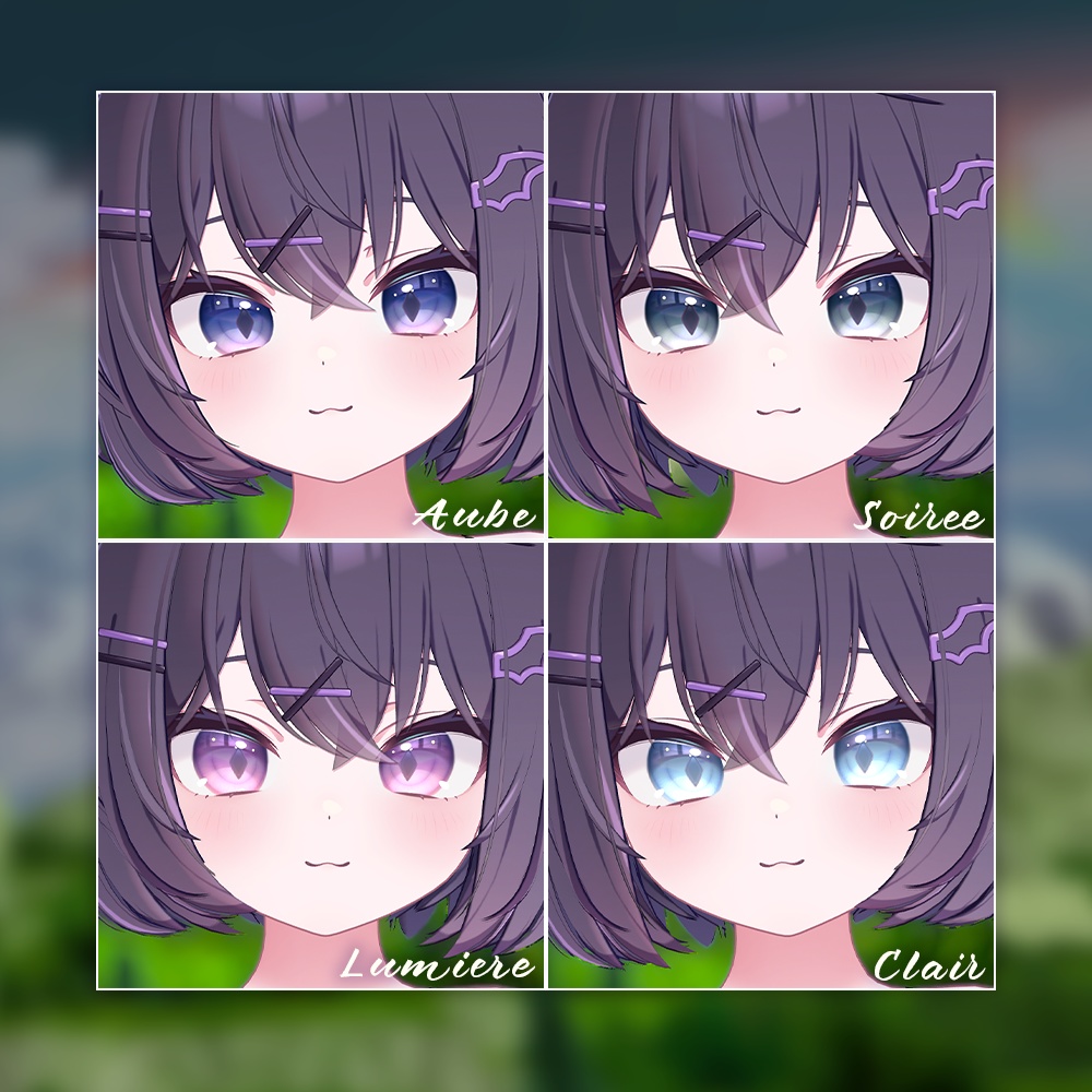 【あまとうさぎ4アバター専用】Ciel アイテクスチャ【全9色】