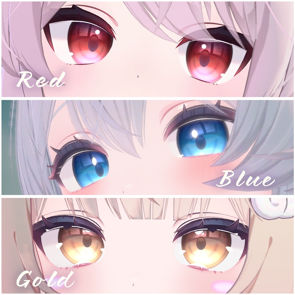 【あまとうさぎ4アバター専用】Ciel アイテクスチャ【全9色】