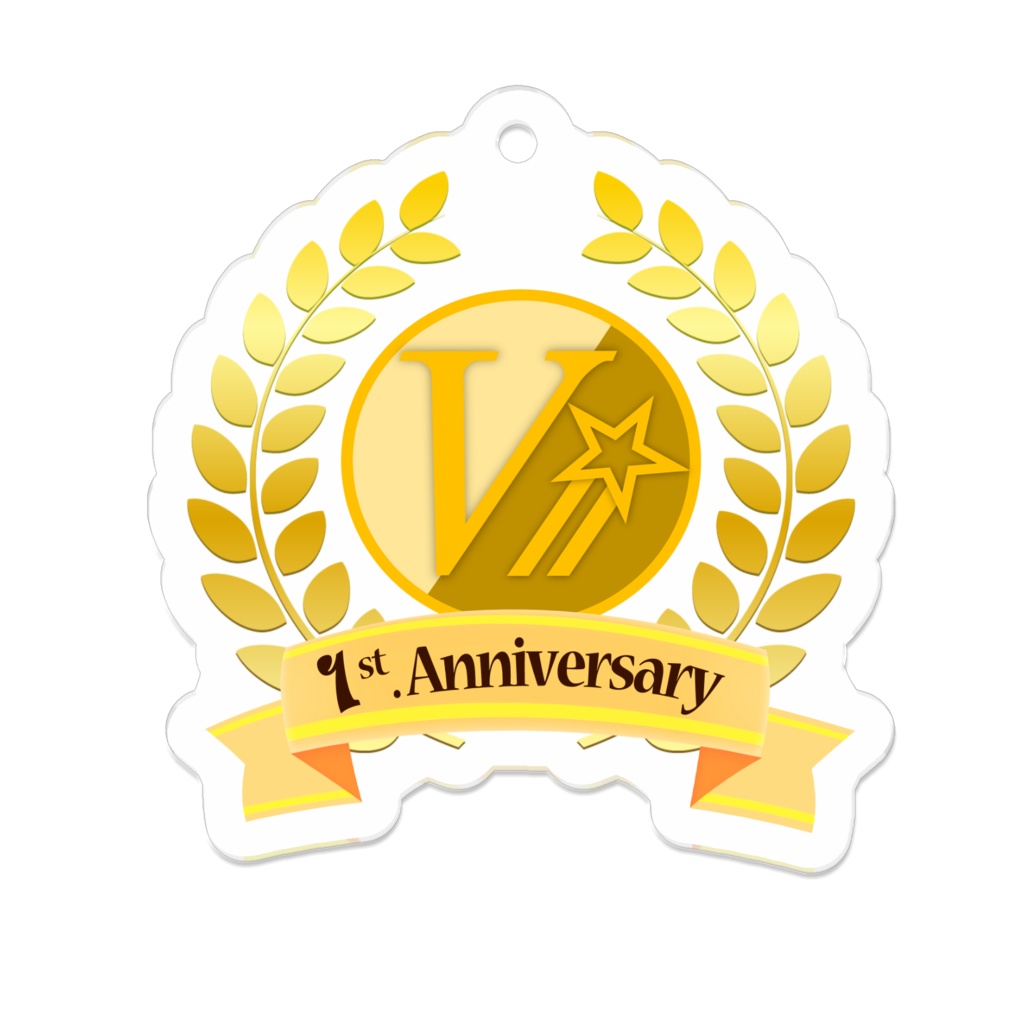 VIPSTARCOIN 1st Anniversary アクリルキーホルダー