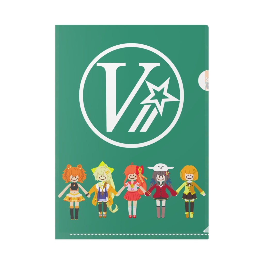 VIPSTARCOIN 1st Anniversary クリアファイル - A4 VIPSTAR Girls