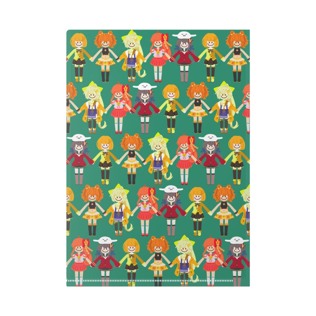 VIPSTARCOIN 1st Anniversary クリアファイル - A4 VIPSTAR Girls