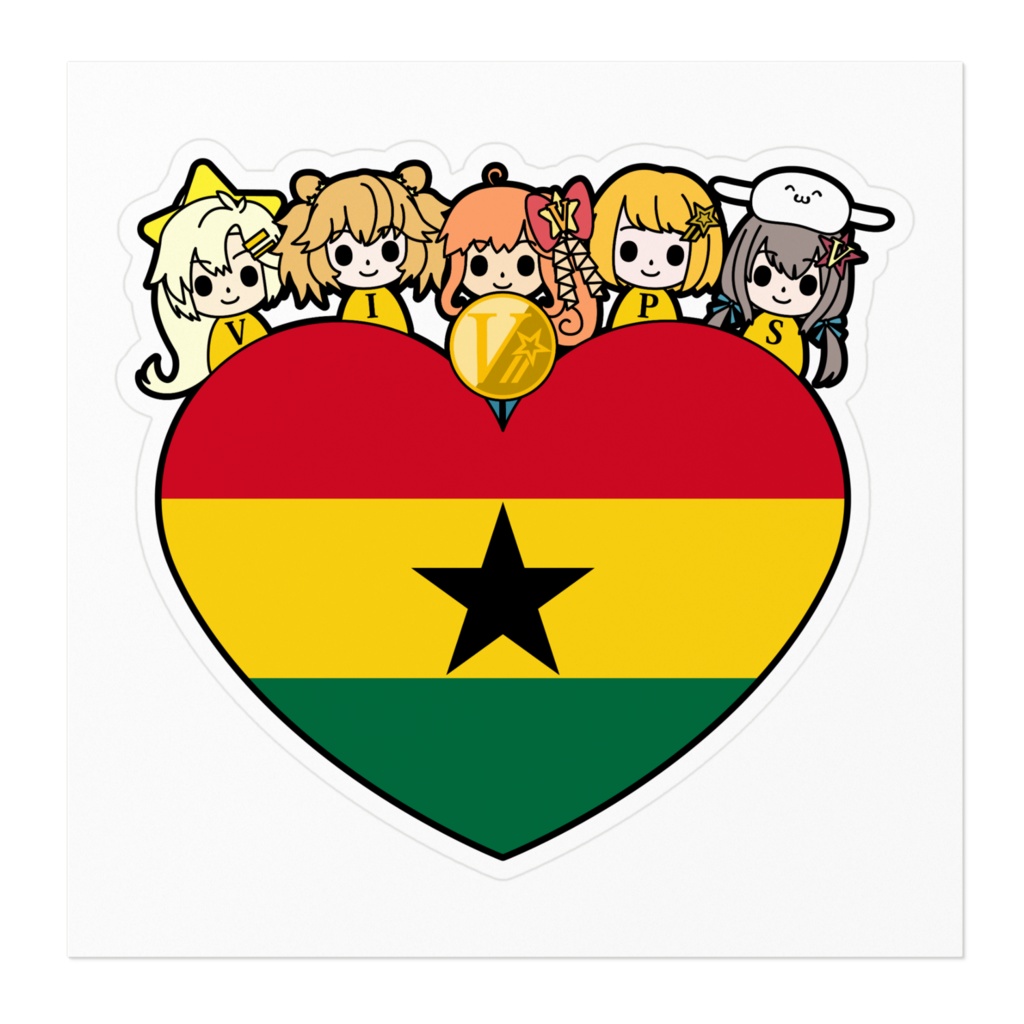 VIPSガーナステッカー