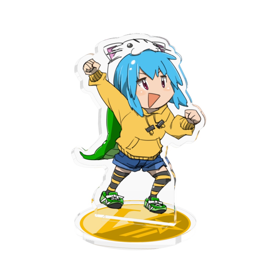 ねこへびたん アクリルフィギア