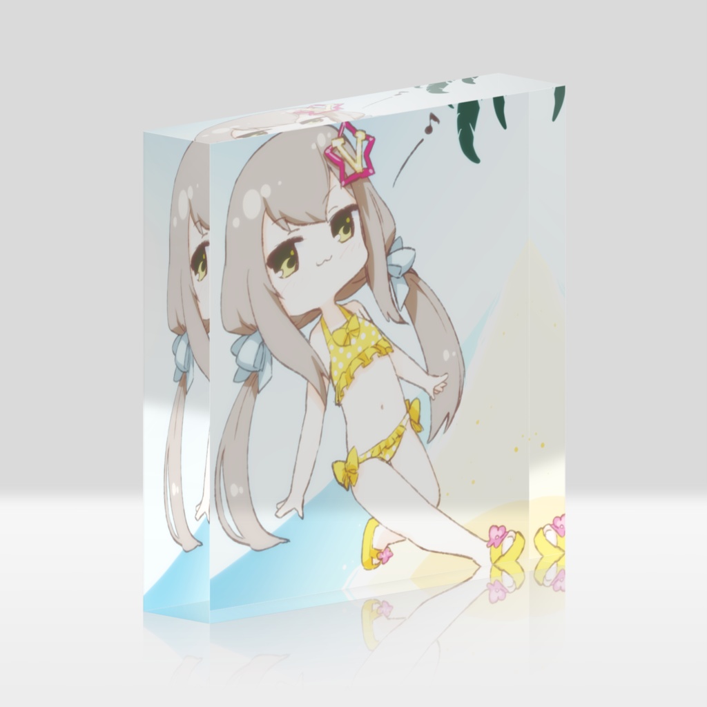 VipstarGirlsもやし アクリルブロック