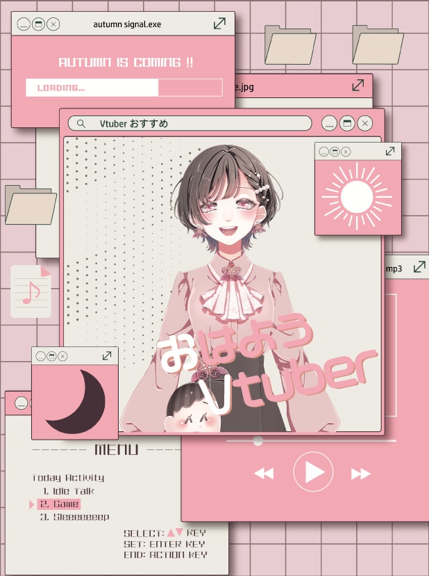 【フリー素材】おはようVtuber 背景