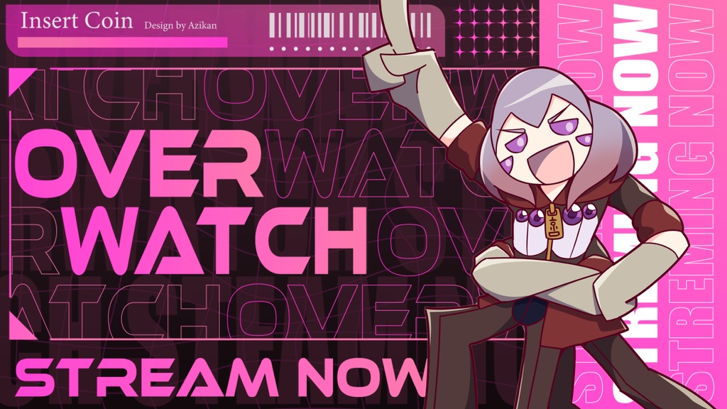 【フリー素材】FPS サムネイル 【OW/APEX/VALO】