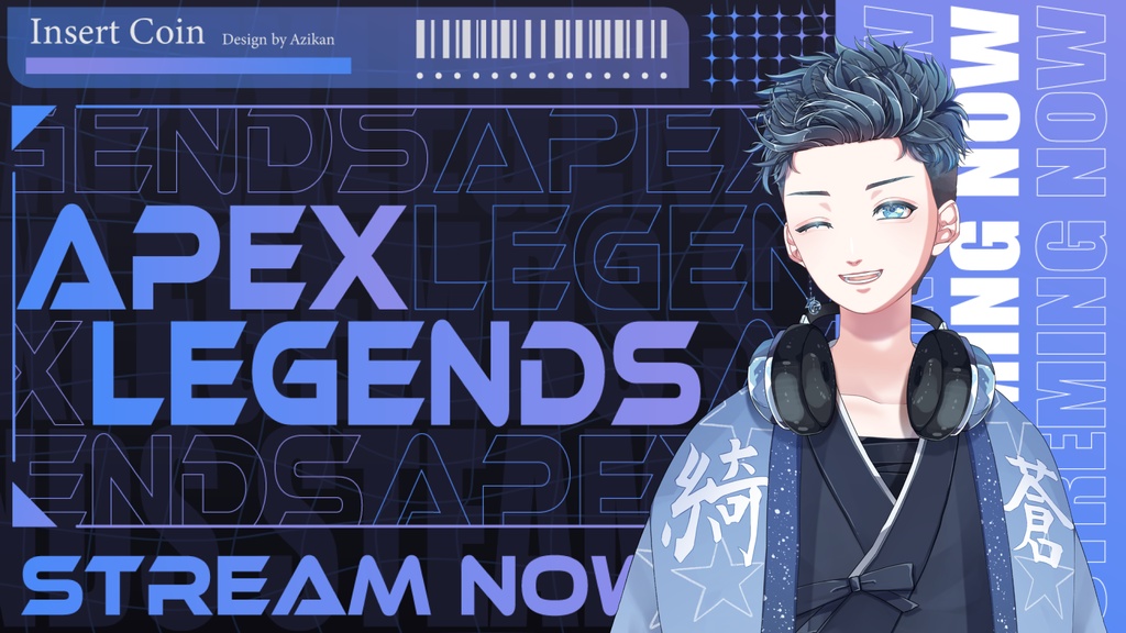 【フリー素材】FPS サムネイル 【OW/APEX/VALO】