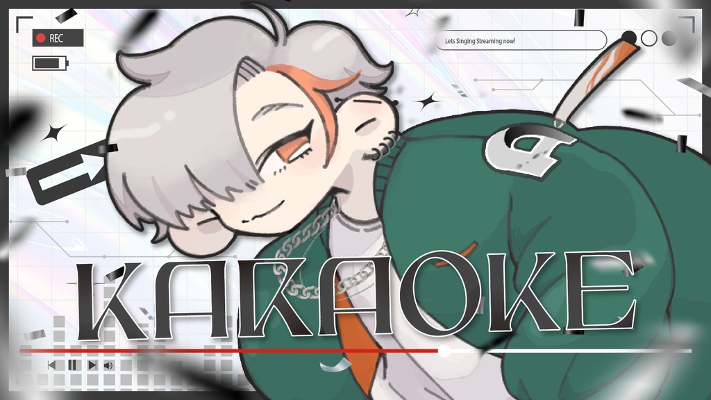 【フリー素材】歌枠サムネイル