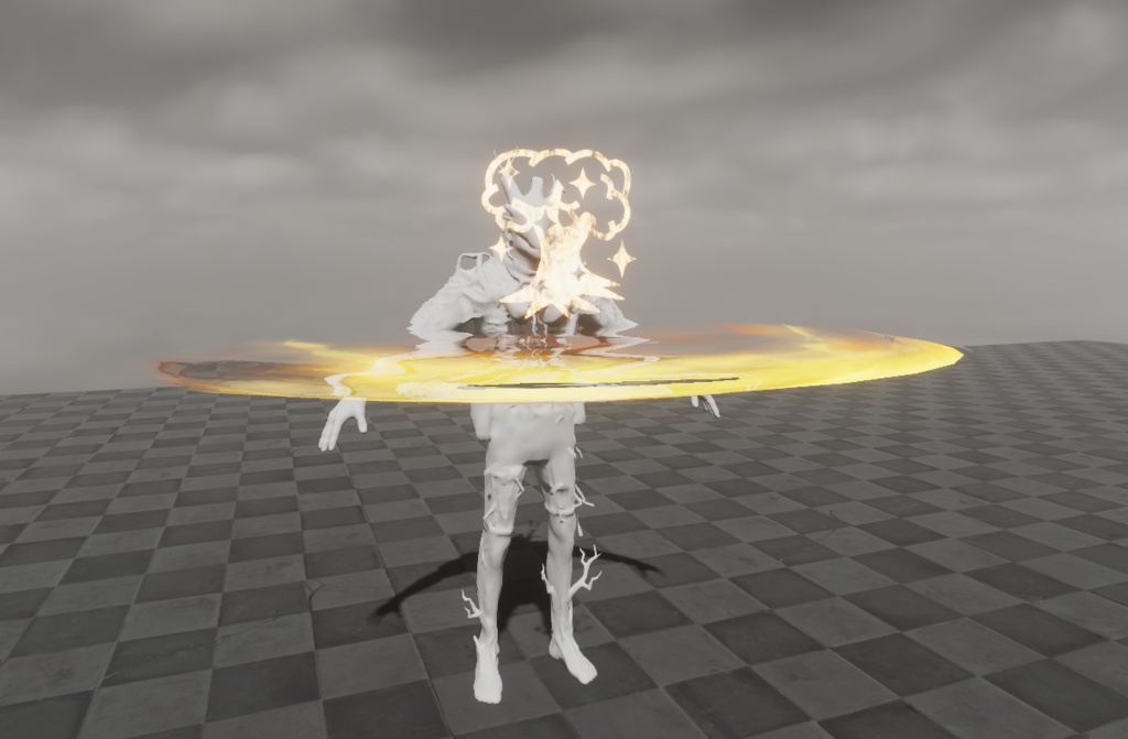 Radiant Golden Arc
