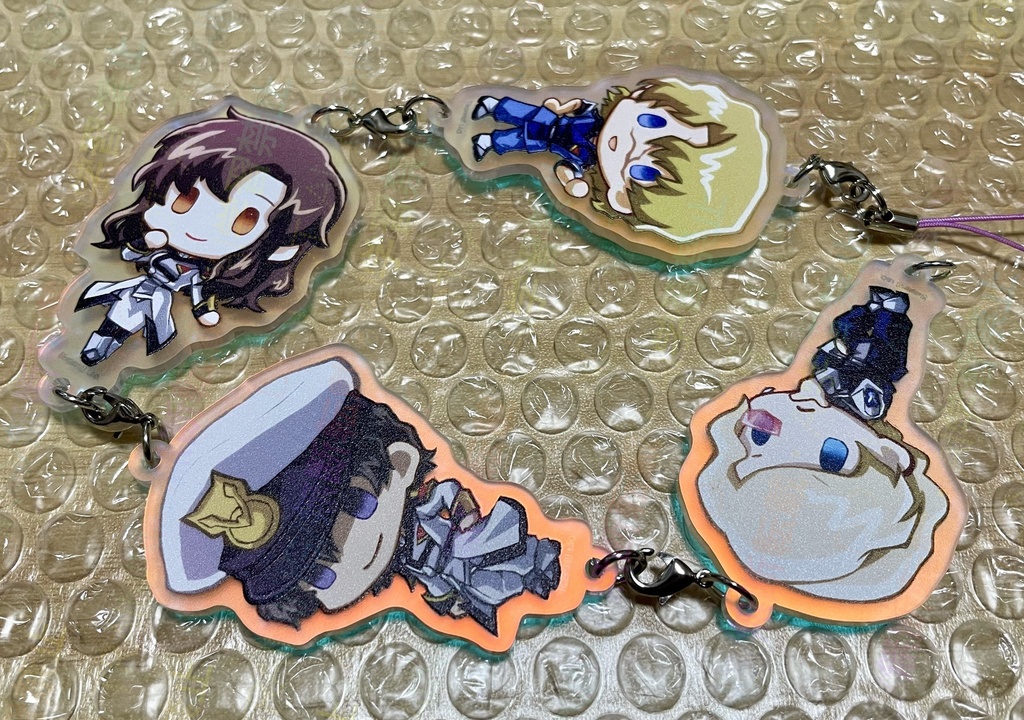 【種自由】きらきらアクリルキーホルダー