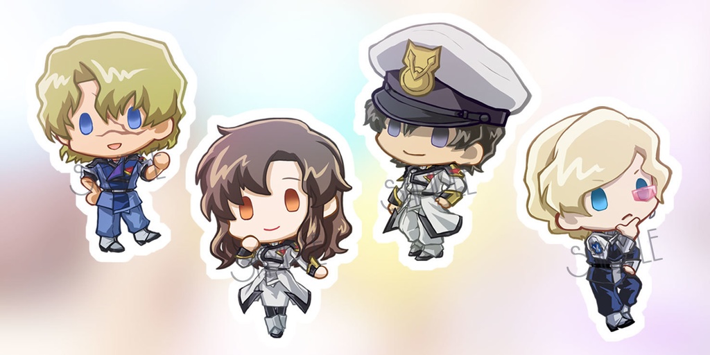 【種自由】きらきらアクリルキーホルダー