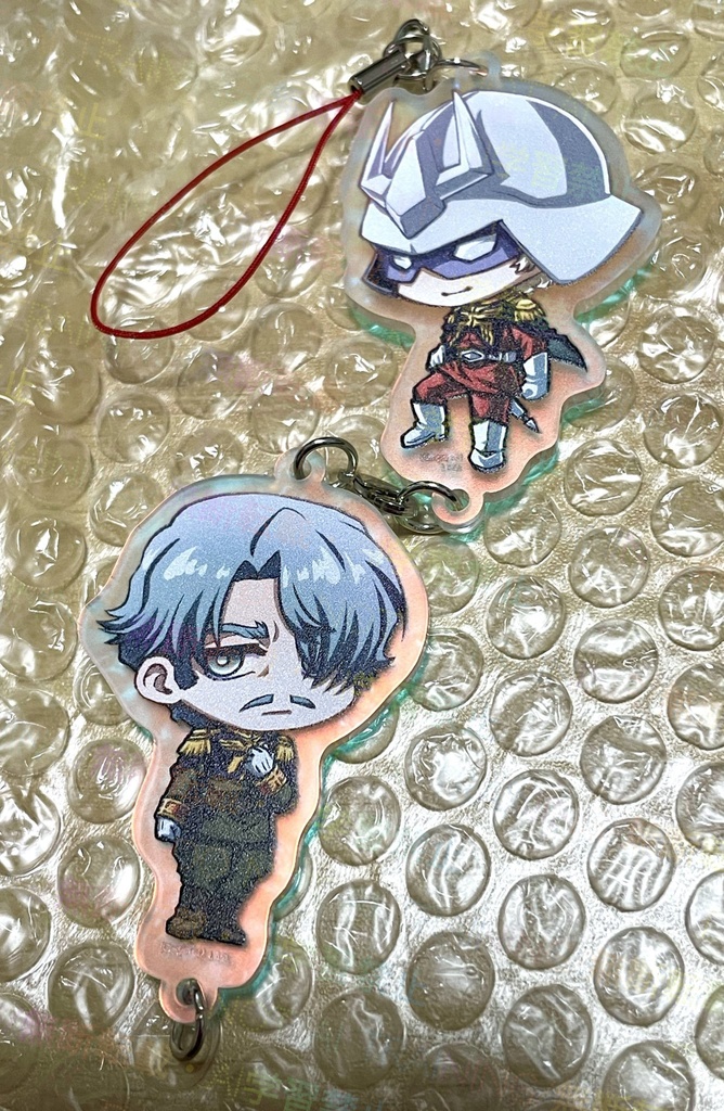 【じくあく】きらきらアクリルキーホルダー