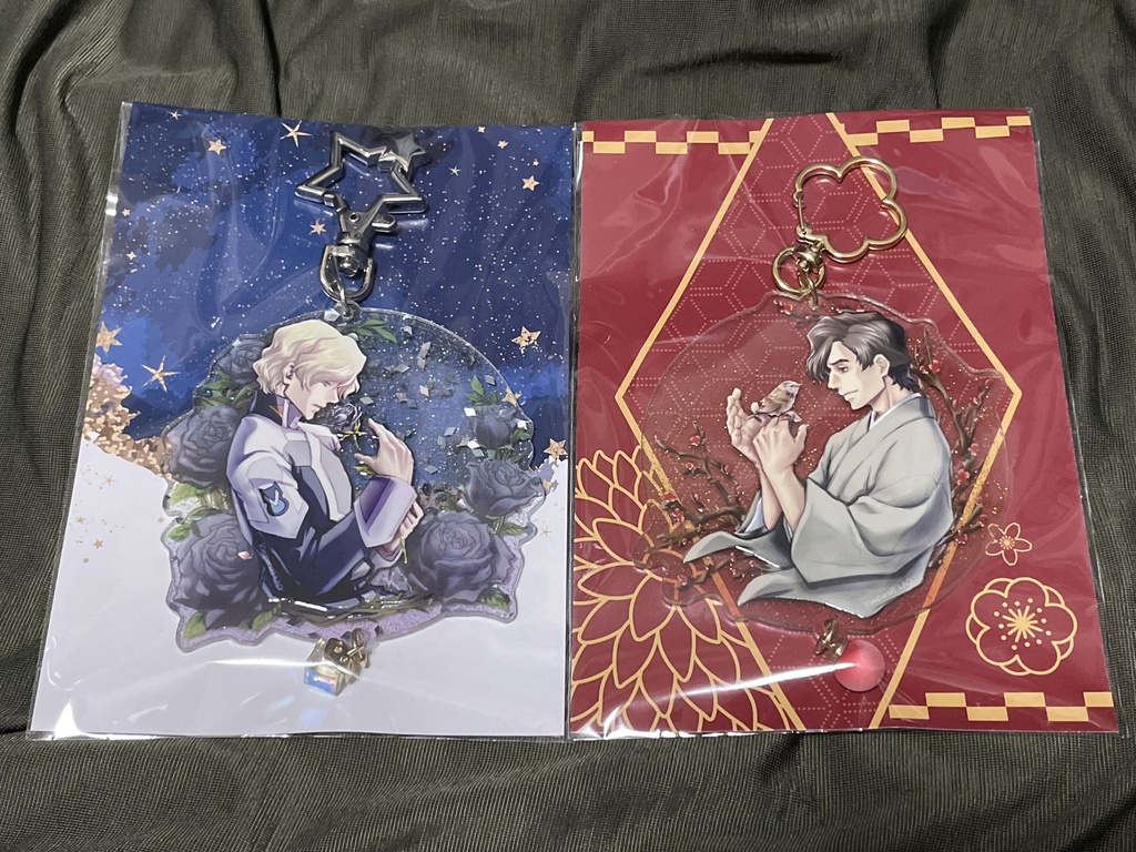 【C107新作】種自由 アクリルキーホルダー