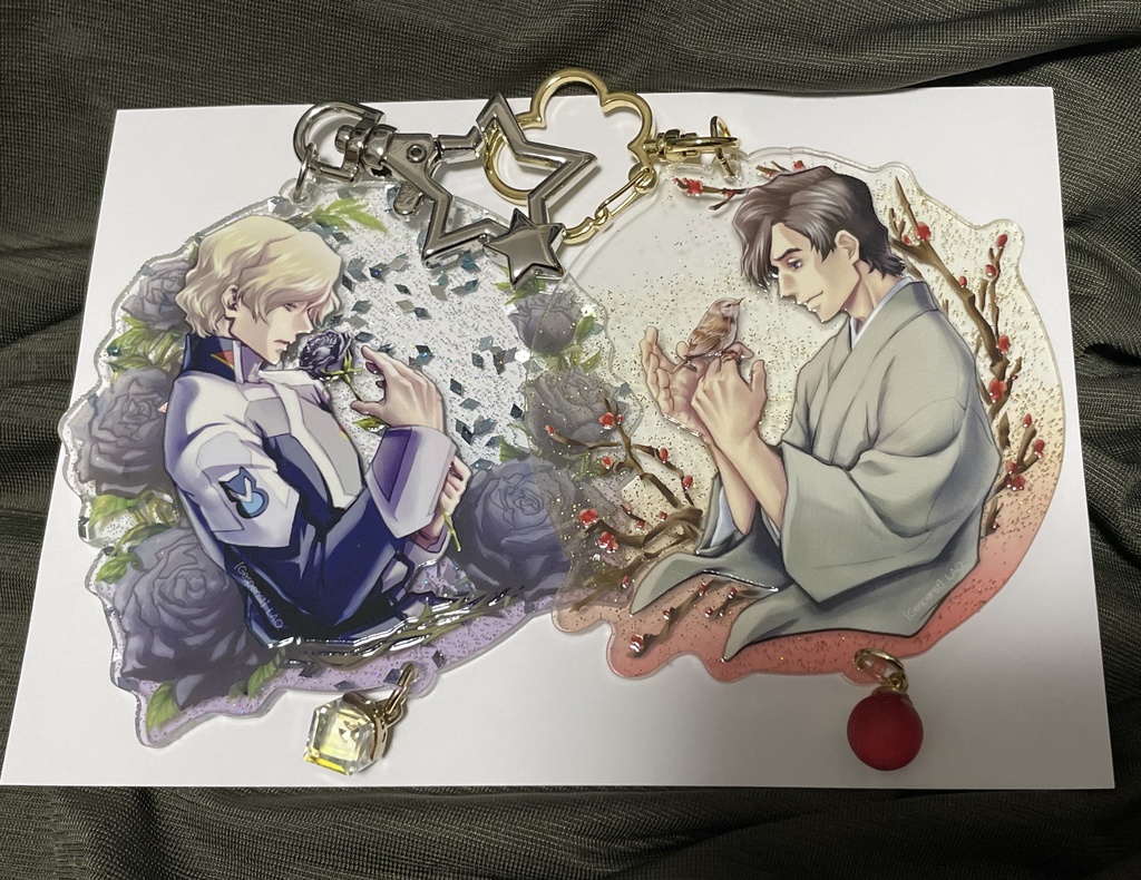 【C107新作】種自由 アクリルキーホルダー