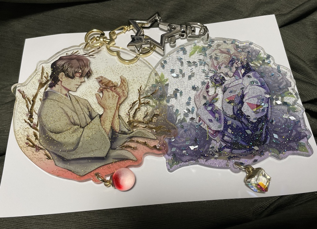 【C107新作】種自由 アクリルキーホルダー