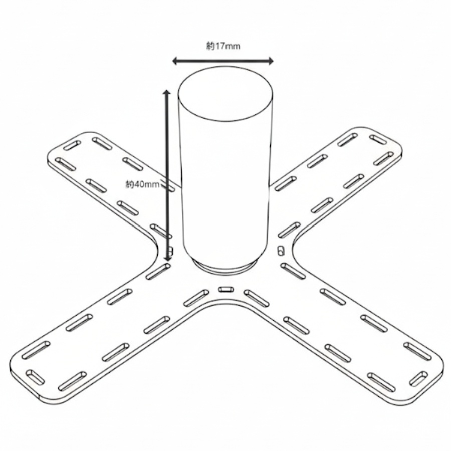 ポニッチメント【17mm x 40mm】