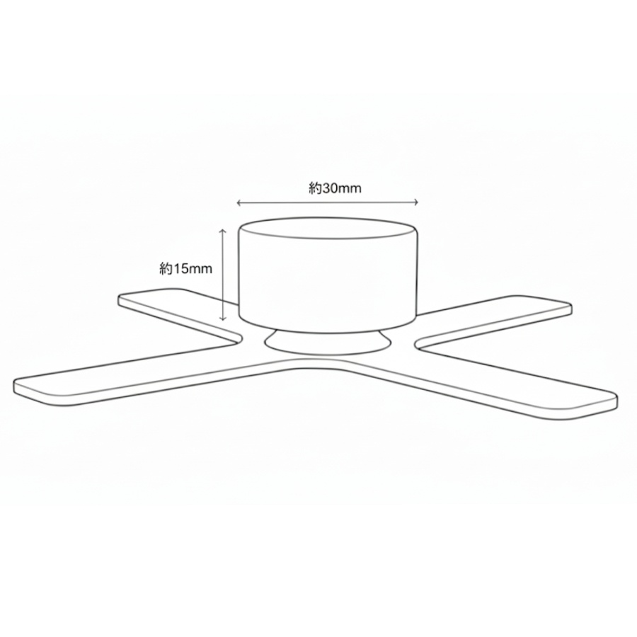 ポニッチメント【30mm x 15mm】