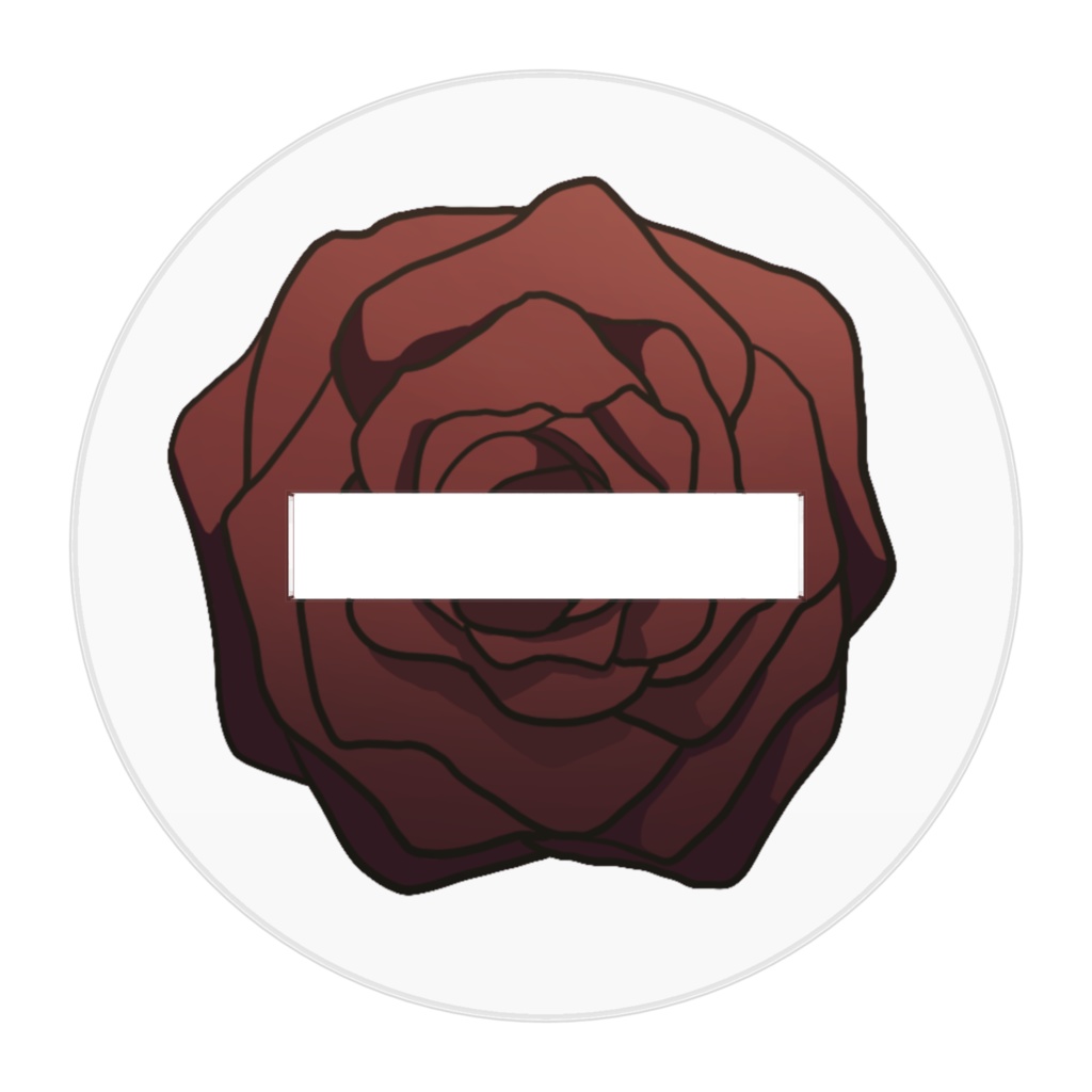 ローズ アクリルフィギュア