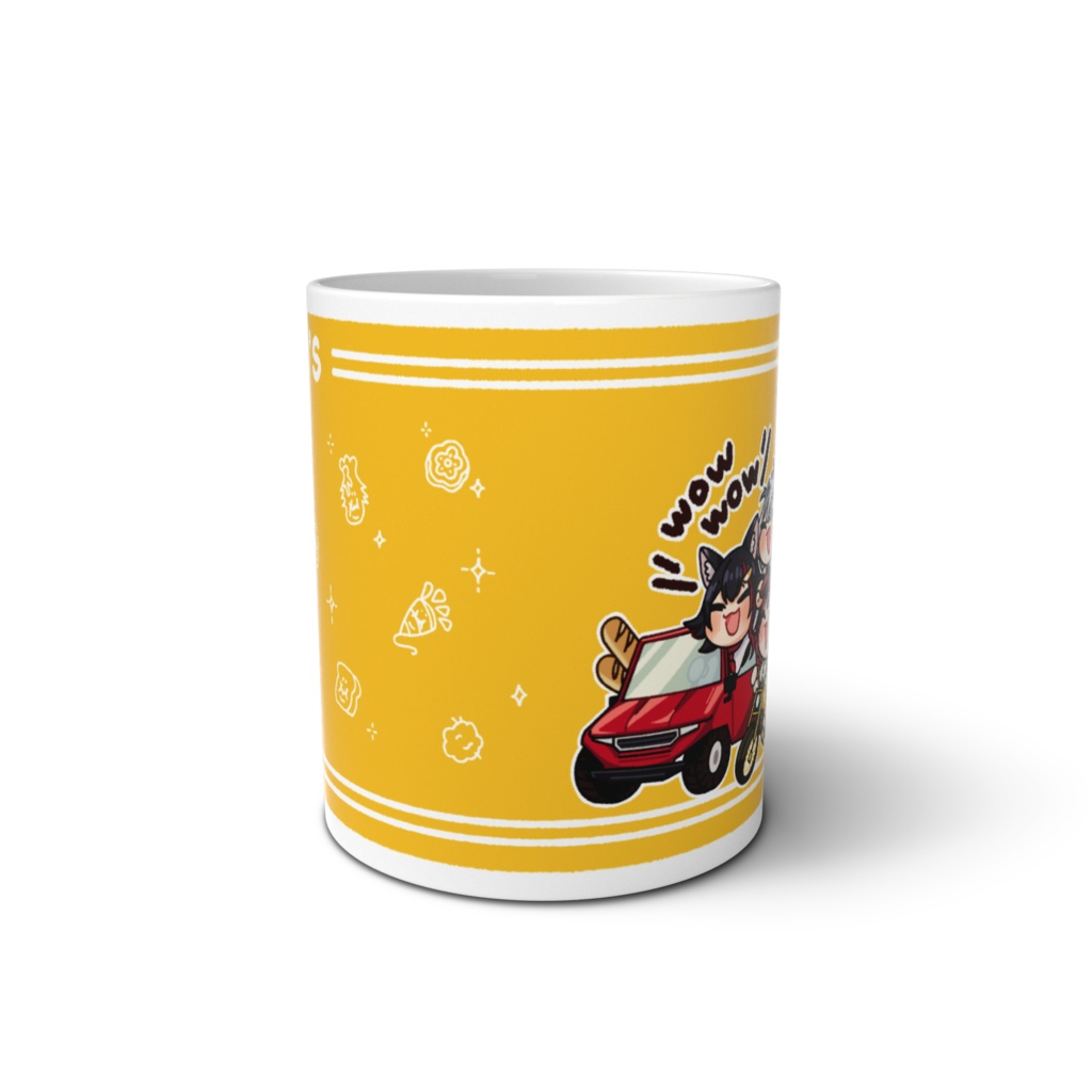 【非公式】パン屋ファミリーマグカップ