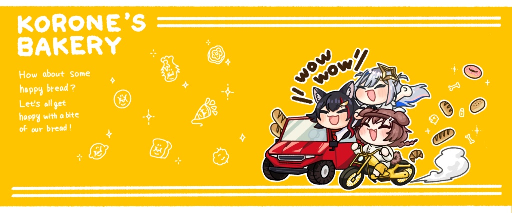 【非公式】パン屋ファミリーマグカップ