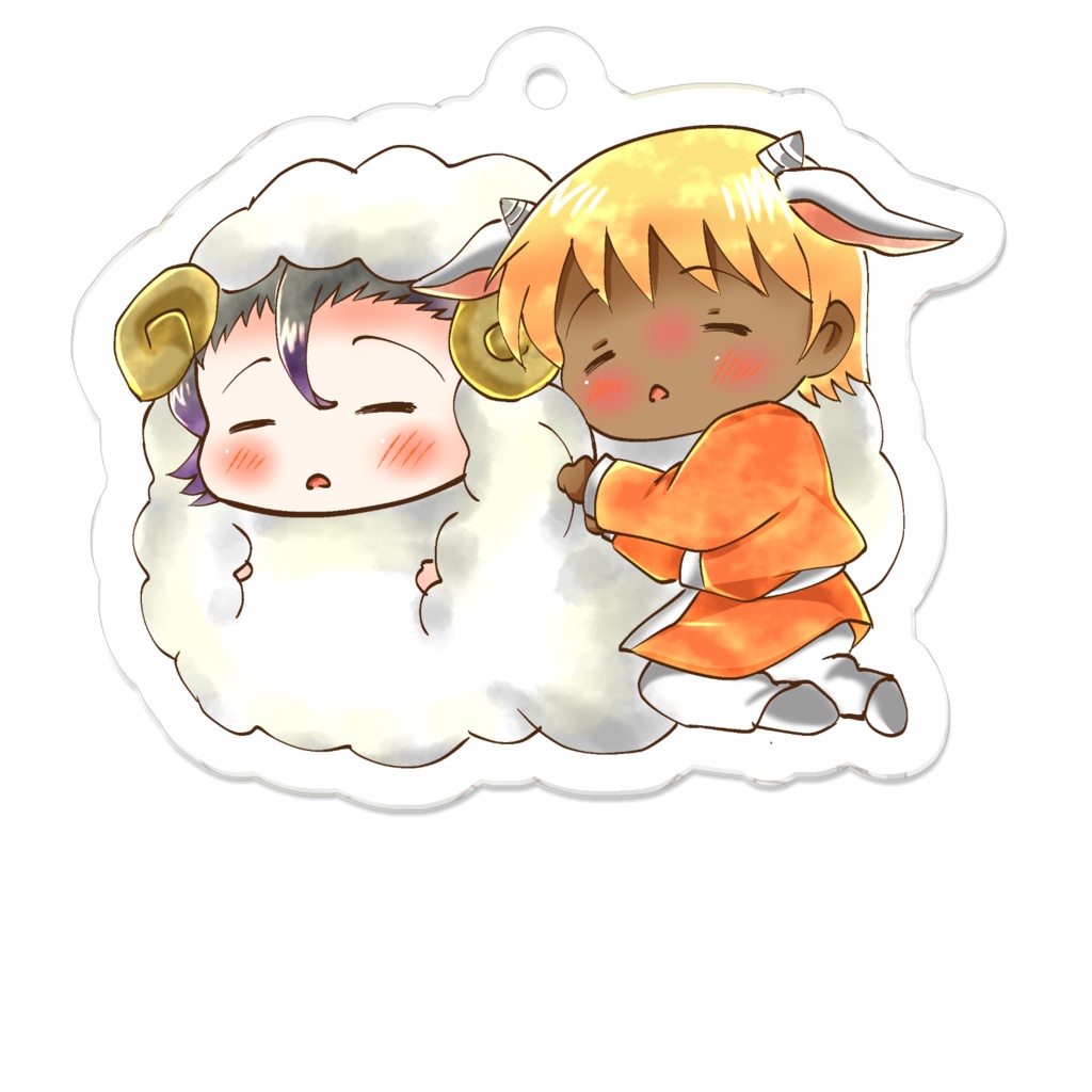 ギャグマンガ日和 天国組 アクリルキーホルダー 日野丸国旗 Booth