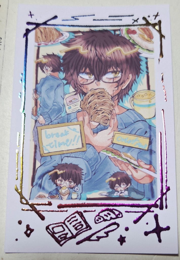 オーターマドル箔押しチェキ風