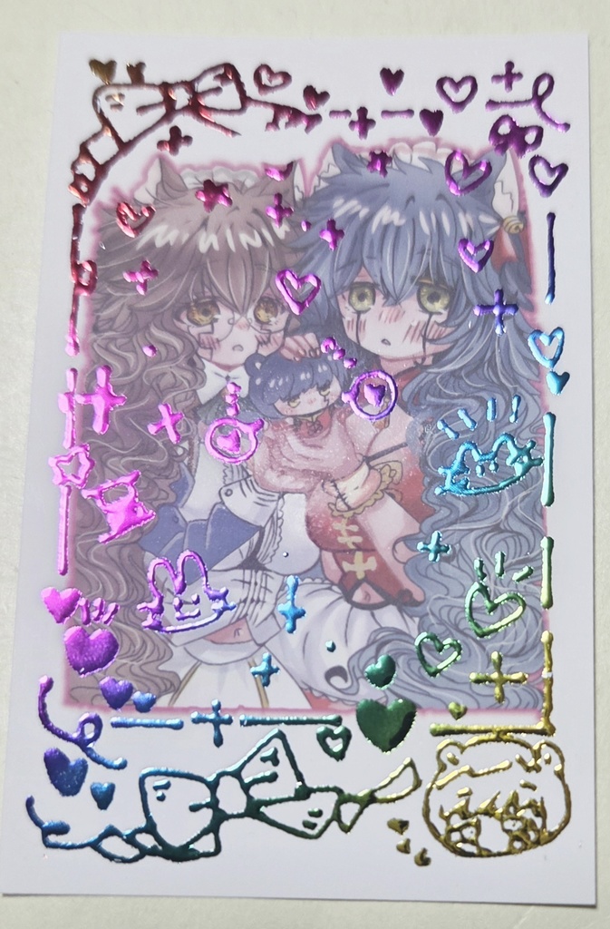 箔押し風チェキ風