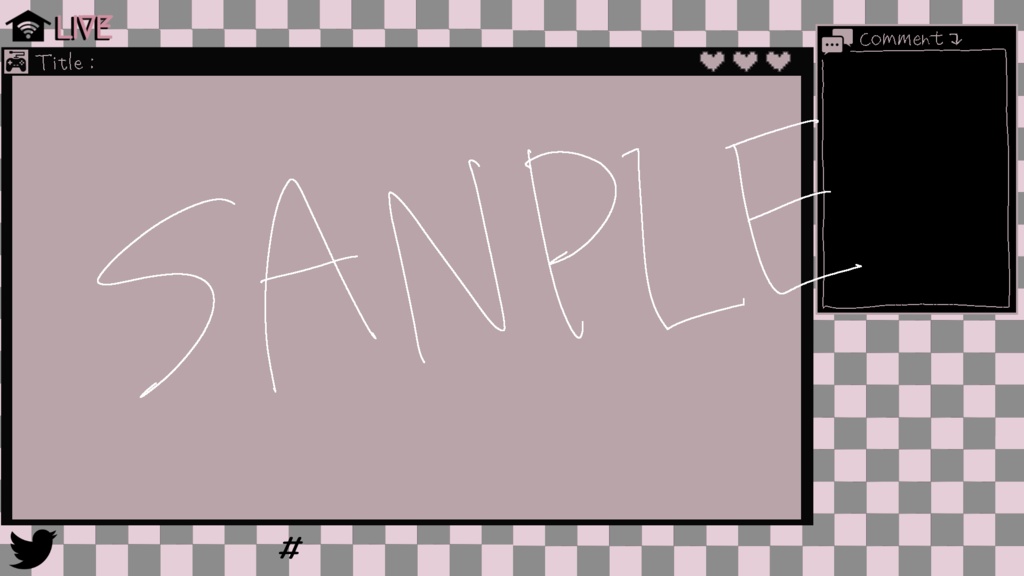 【うごく!】ドクタードクター配信画面セット