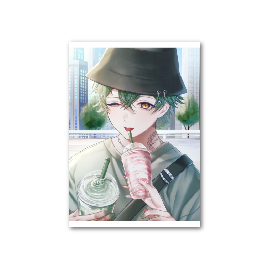 天蛇　糸　－フォト風カードー　ver,２