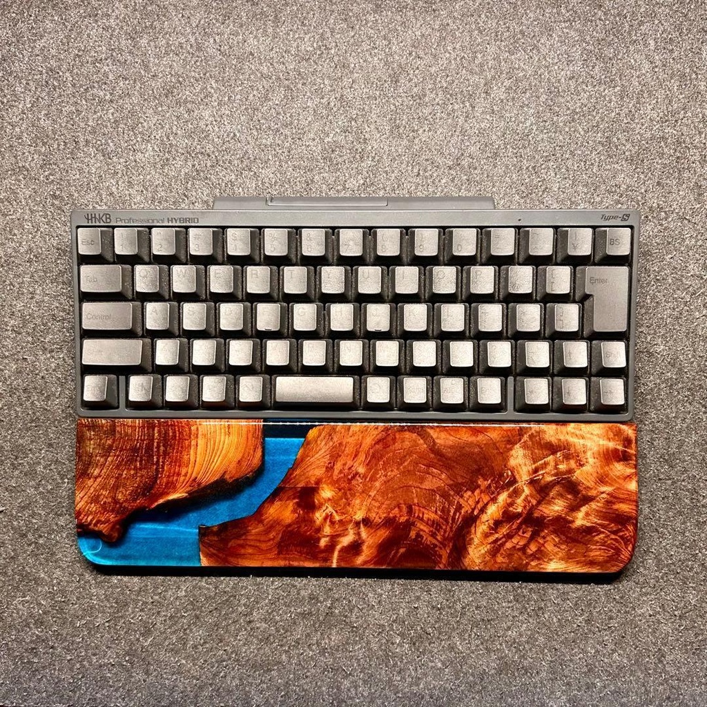 HHKB REALFORCE キーボード アームレスト パームレスト リストレスト 木製 天然木