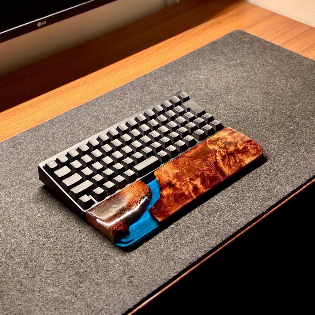 HHKB  REALFORCE キーボード アームレスト パームレスト リストレスト 木製 天然木