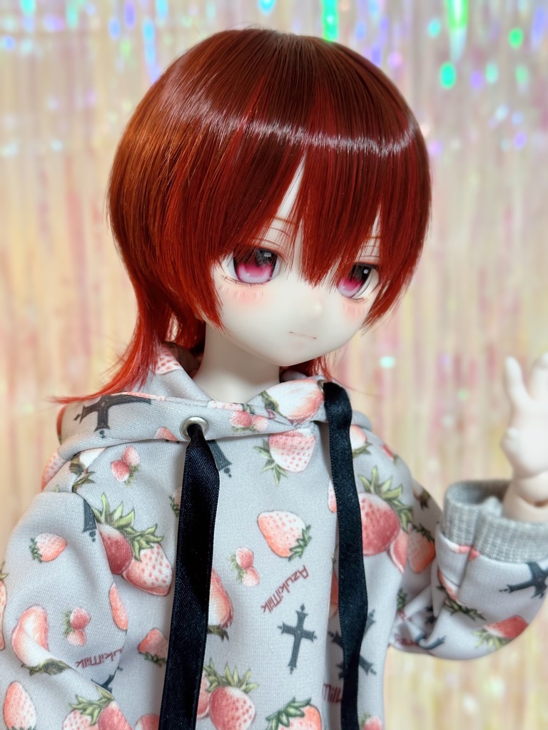 8~9インチ即納ウィッグ【ショートウルフ】MDD.DD.SDサイズ ドールウィッグ