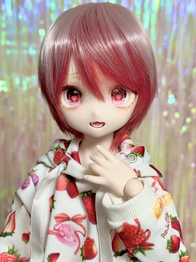 8~9インチ即納ウィッグ【ショートウルフ】MDD.DD.SDサイズ ドールウィッグ