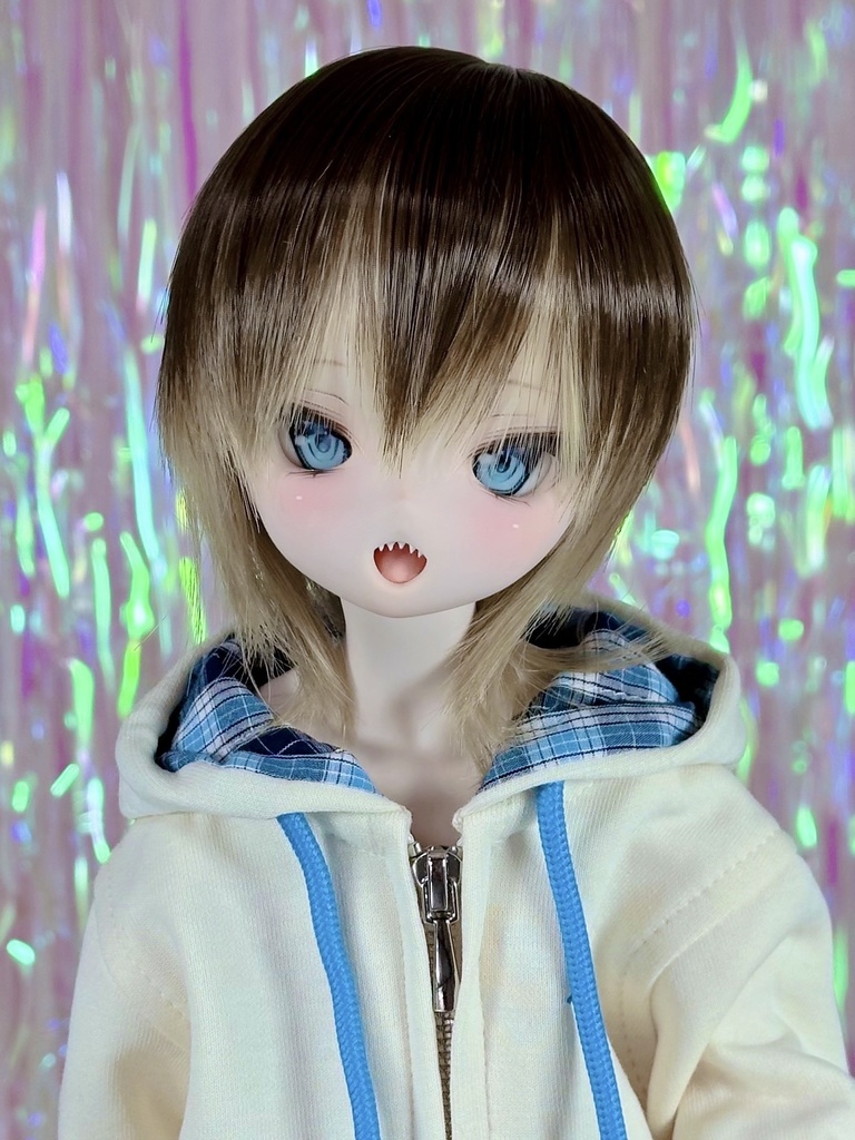 8~9インチ即納ウィッグ【ショートウルフ】MDD.DD.SDサイズ ドールウィッグ