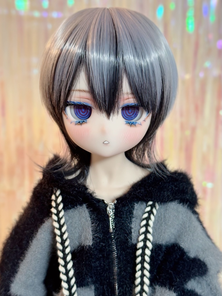 8~9インチ即納ウィッグ【ショートウルフ】MDD.DD.SDサイズ ドールウィッグ