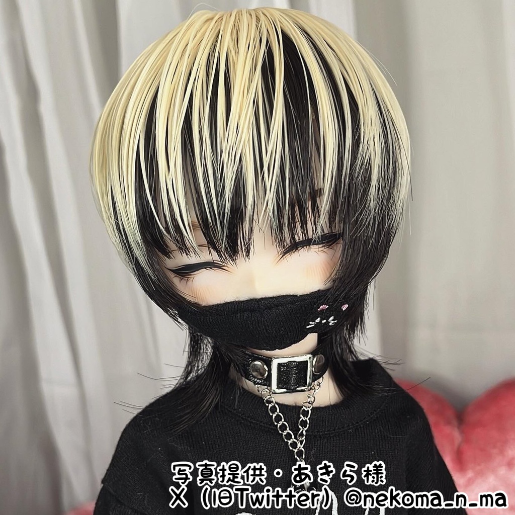 8~9インチ即納ウィッグ【ショートウルフ】MDD.DD.SDサイズ ドールウィッグ