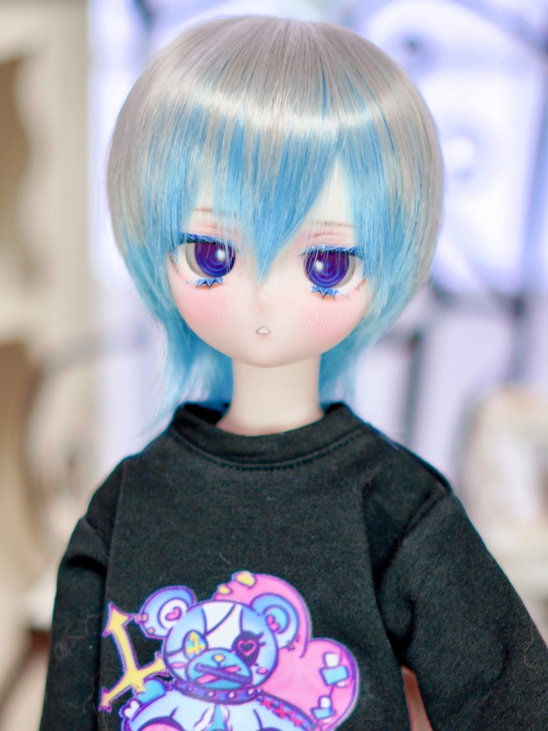 8~9インチ即納ウィッグ【ショートウルフ】MDD.DD.SDサイズ ドールウィッグ