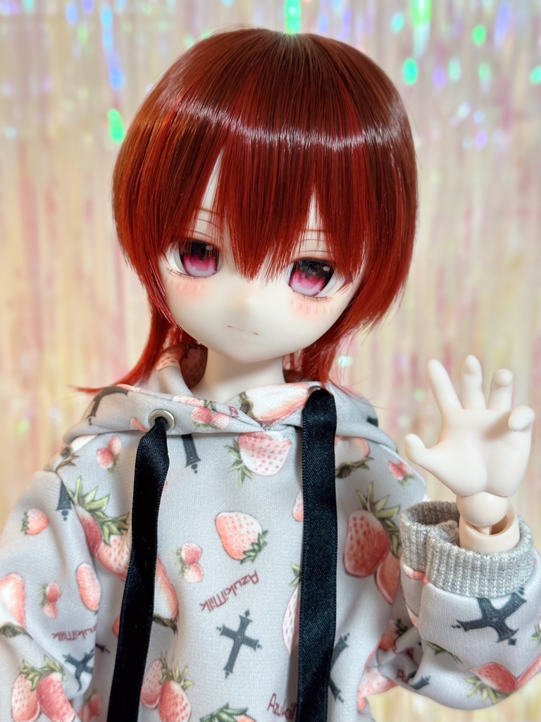 8~9インチ即納ウィッグ【ショートウルフ】MDD.DD.SDサイズ ドールウィッグ