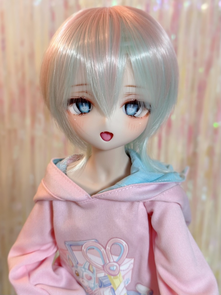 8~9インチ即納ウィッグ【ショートウルフ】MDD.DD.SDサイズ ドールウィッグ