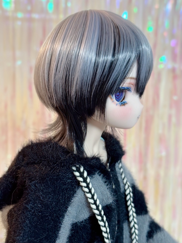 8~9インチ即納ウィッグ【ショートウルフ】MDD.DD.SDサイズ ドールウィッグ