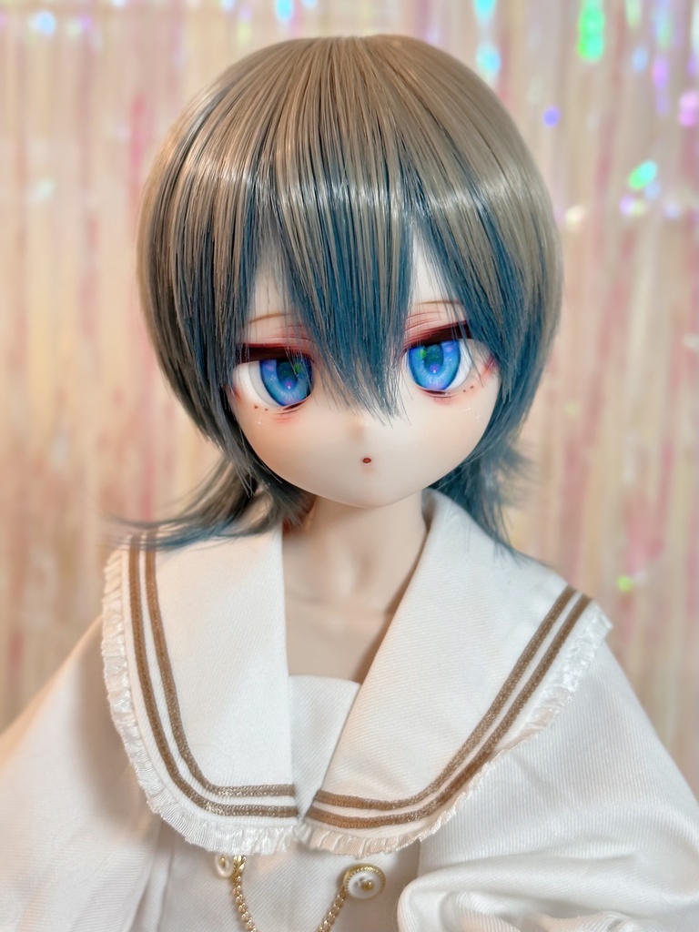 8~9インチ即納ウィッグ【ショートウルフ】MDD.DD.SDサイズ ドールウィッグ