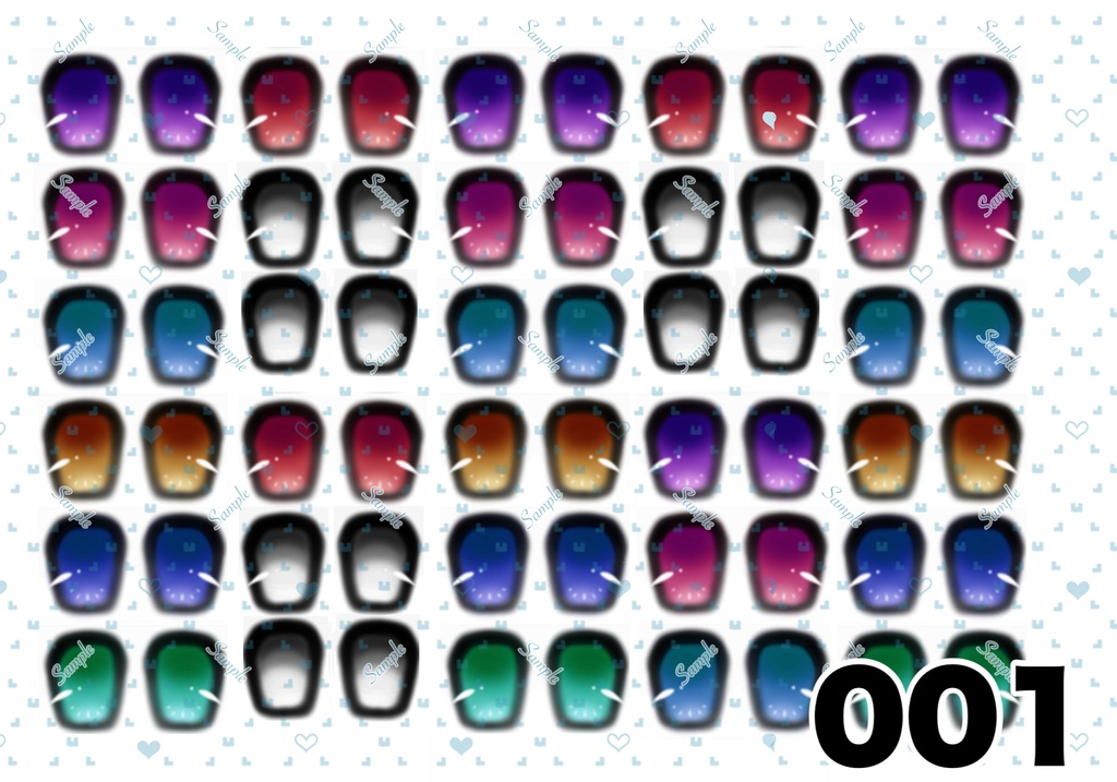 ⚠️規約更新⚠️【5/6更新】ドールアイ 虹彩データ L版サイズ