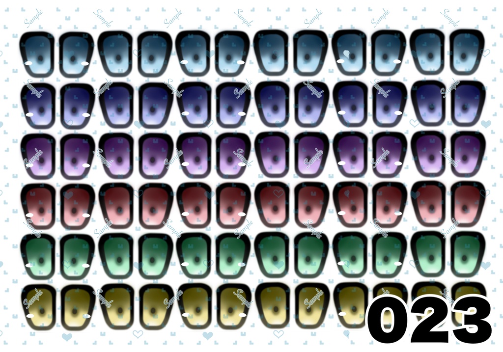 ⚠️規約更新⚠️【5/6更新】ドールアイ 虹彩データ L版サイズ