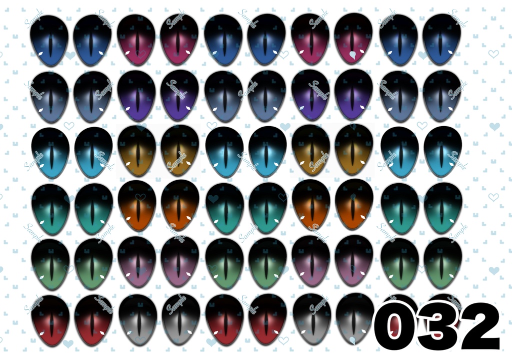 ⚠️規約更新⚠️【5/6更新】ドールアイ 虹彩データ L版サイズ