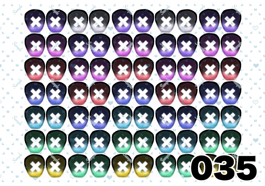 ⚠️規約更新⚠️【5/6更新】ドールアイ 虹彩データ L版サイズ