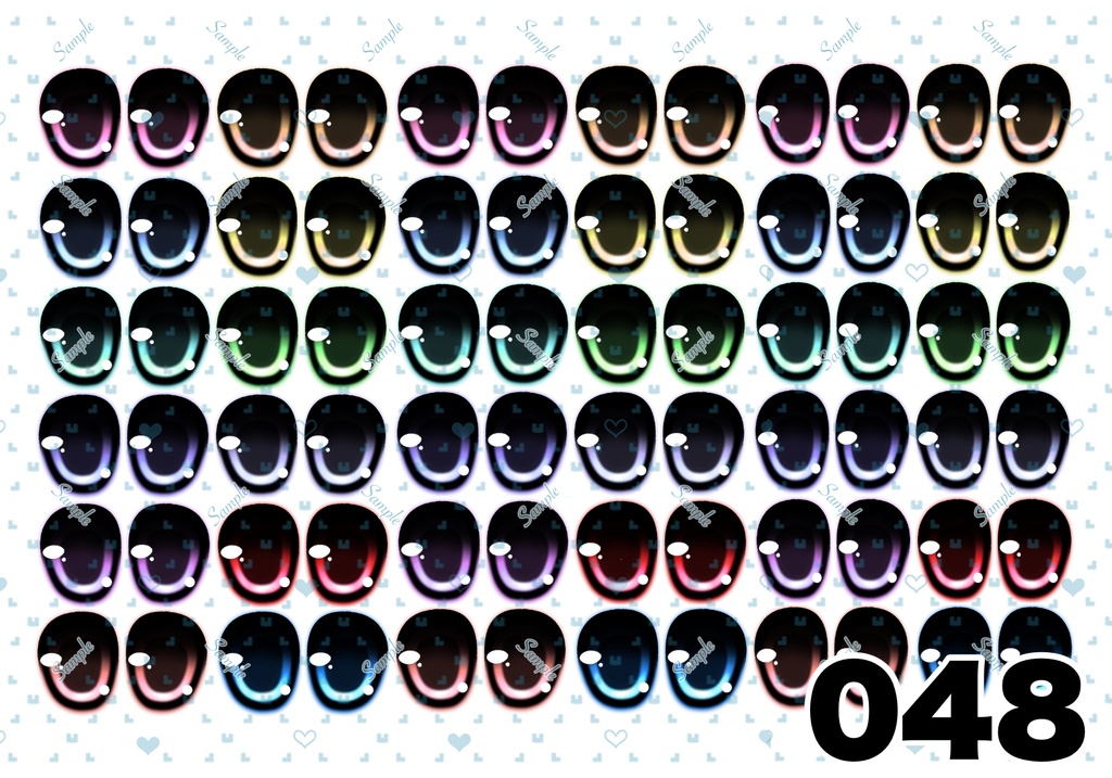 ⚠️規約更新⚠️【5/6更新】ドールアイ 虹彩データ L版サイズ