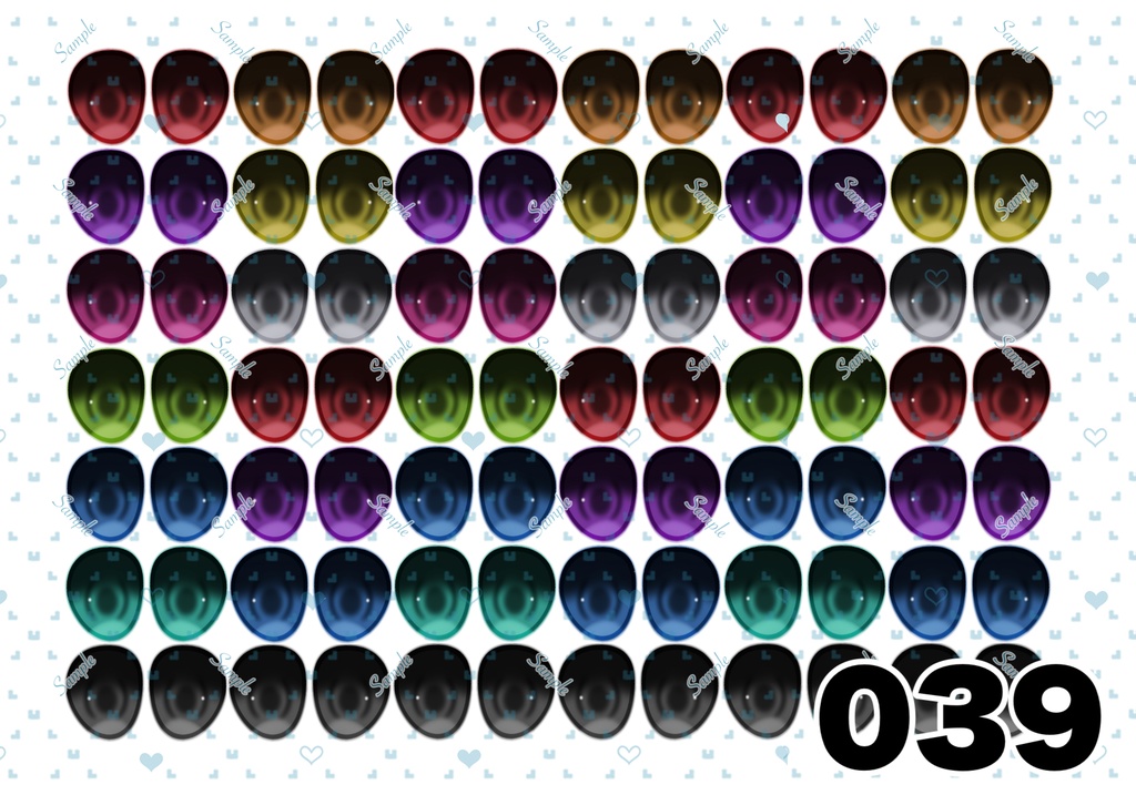 ⚠️規約更新⚠️【5/6更新】ドールアイ 虹彩データ L版サイズ