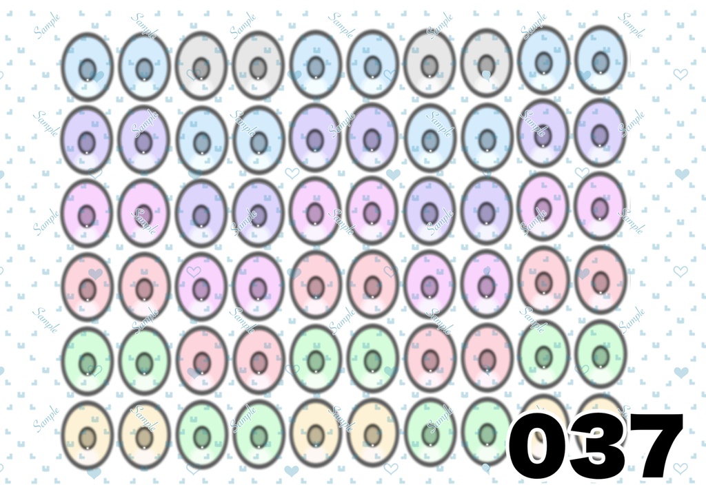 ⚠️規約更新⚠️【5/6更新】ドールアイ 虹彩データ L版サイズ